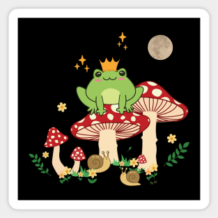 Cute Prince Frog Sticker